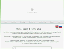 Tablet Screenshot of phuketsport.com